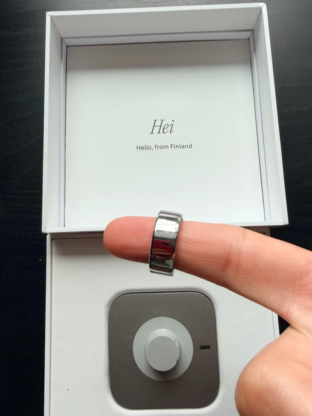 Oura Ring 4 Smart Ring by Oura — Silver Finish
